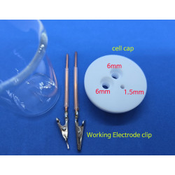 Glass cell (60 ml + WE clip)